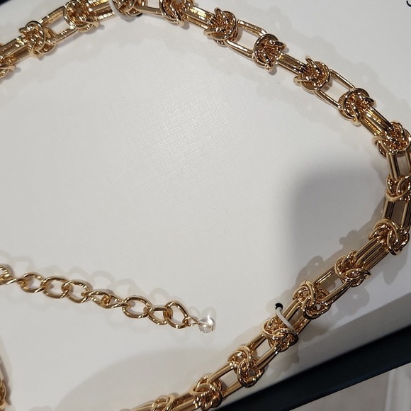 🔹️House of Harlow 🔹️1960 gorgeous chain Link Gold Tone 17" Necklace - Picture 2 of 7
